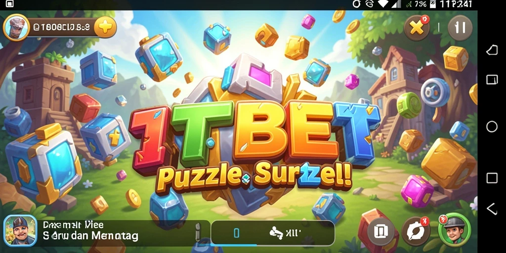 Tampilan gameplay menarik dari permainan Puzzle 11TBET.