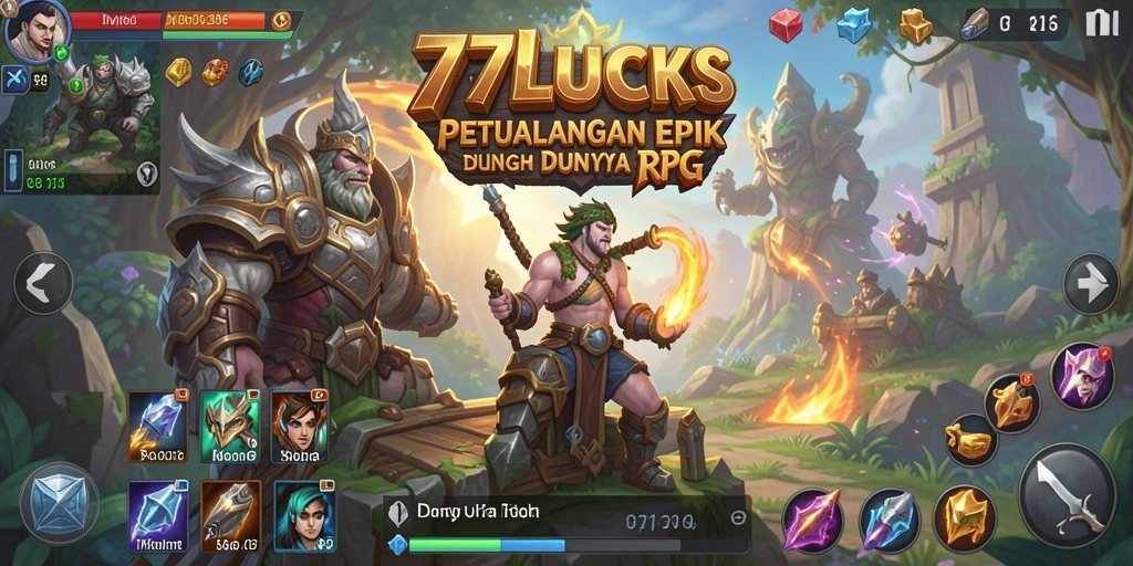 Gameplay RPG menakjubkan dalam 77LUCKS