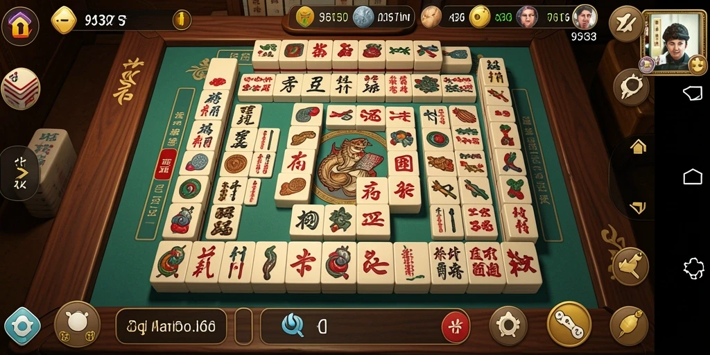 Tampilan gameplay menarik dari game Mahjong 93337.