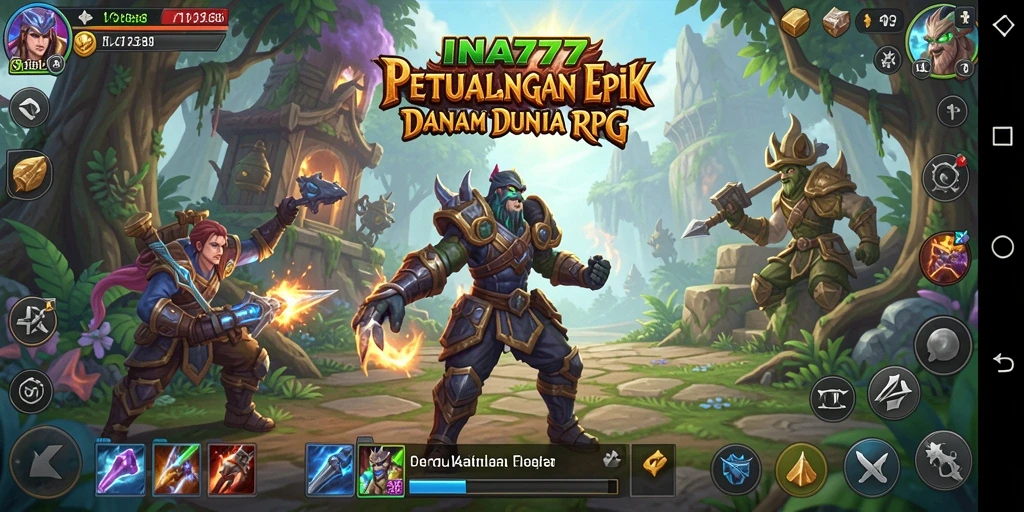 Gameplay seru di dunia RPG penuh petualangan.