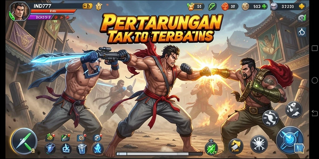 Tampilan menarik dari gameplay IND777 yang menampilkan pertarungan seru.