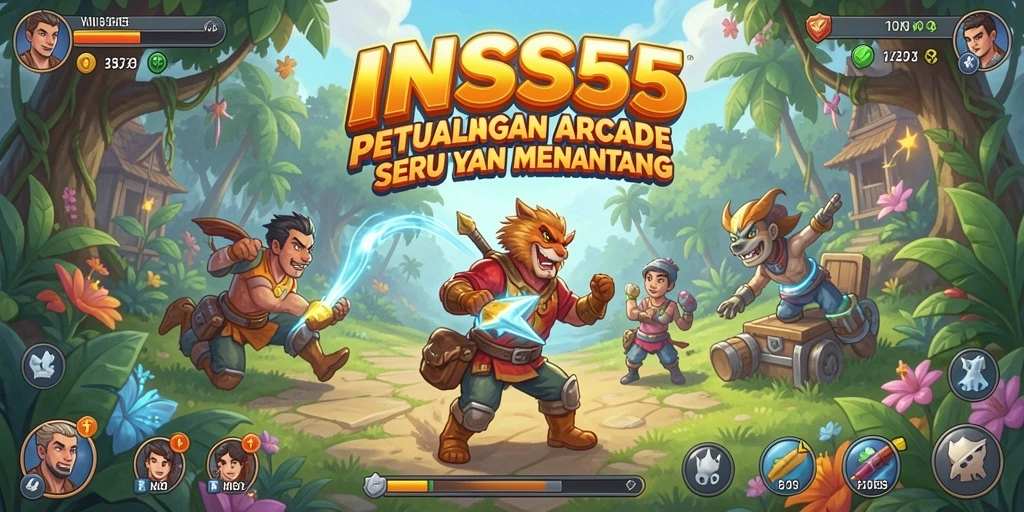 Screenshot gameplay INS55 yang memperlihatkan aksi seru dan grafis menawan.