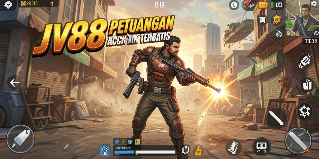Tampilan gameplay seru JV88 yang sedang berlangsung.