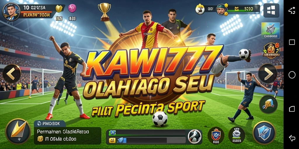 Tampilan gameplay KAWI777 yang dinamis dan seru.
