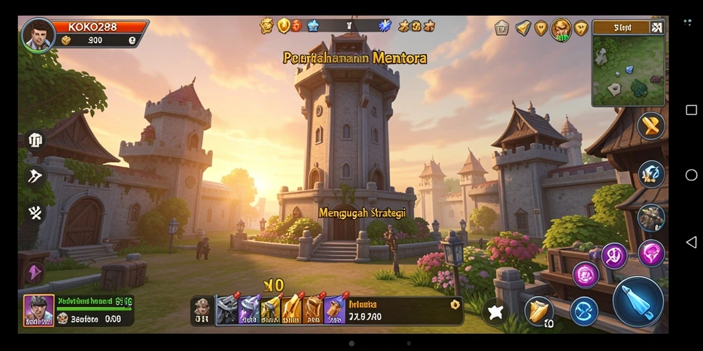 Gameplay seru tower defense KOKO288 yang penuh tantangan.
