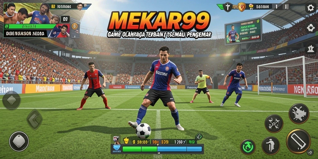 Tampilan interaktif gameplay MEKAR99 yang menegangkan.