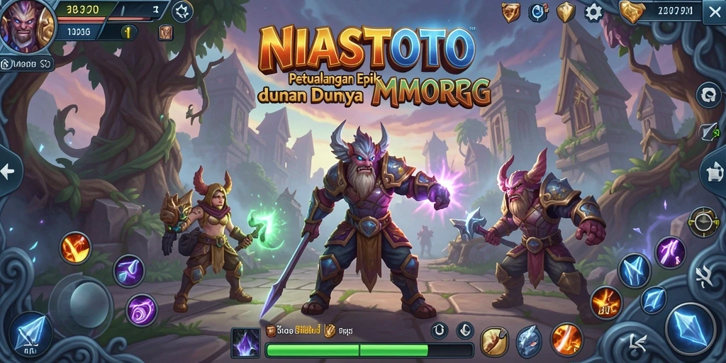 Screenshot menunjukkan aksi seru dalam petualangan NIASTOTO.