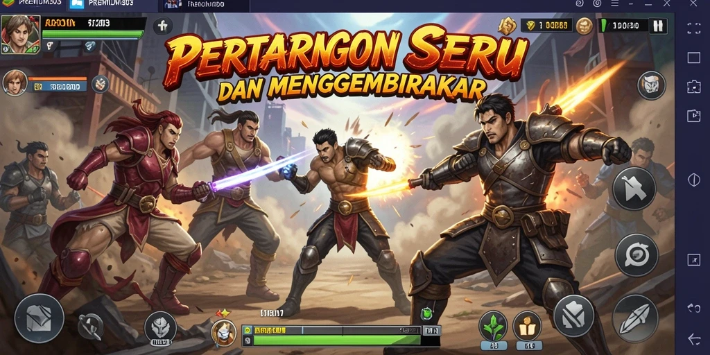 Tampilan gameplay Fighting yang mendebarkan di PREMIUM303.
