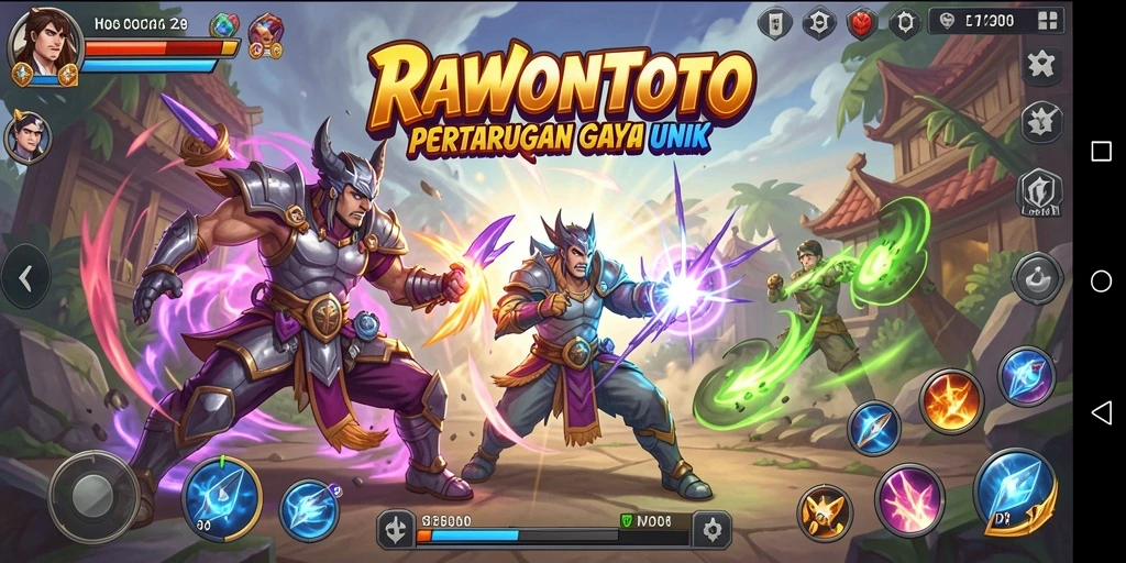 Gameplay seru dan menegangkan dalam pertarungan di RAWONTOTO.