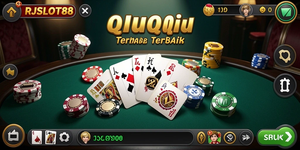 Tampilan gameplay QiuQiu yang seru dan menantang.