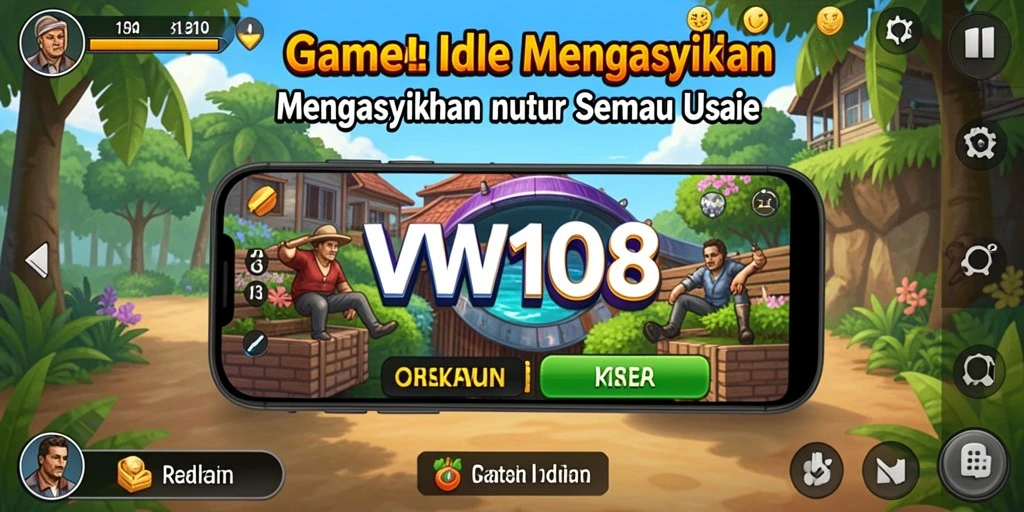 Tampilan gameplay VW108 yang mengasyikkan dalam mode Idle.